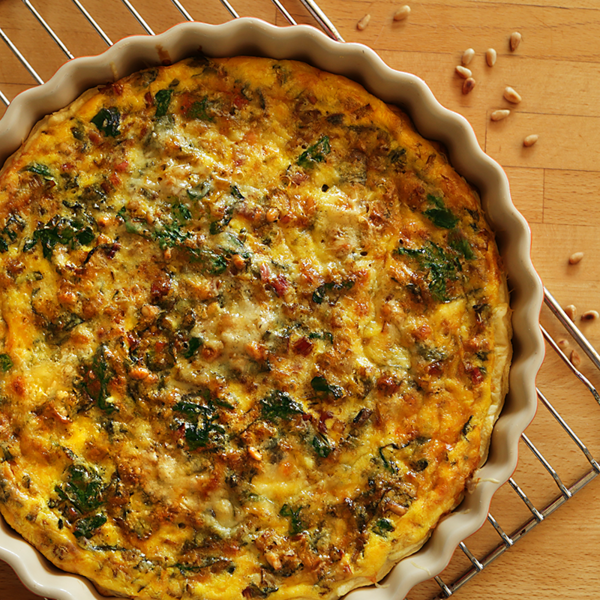 Chicorèe mit Walnüssen und Gorgonzolasoße