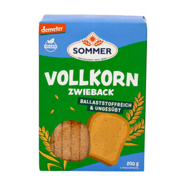 Produktfoto zu Vollkorn-Zwieback Weizen