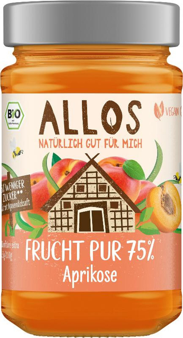 Produktfoto zu Frucht Pur Aprikose [250g]