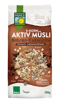 Produktfoto zu 5-Korn Müsli Schoko-Kakaonibs