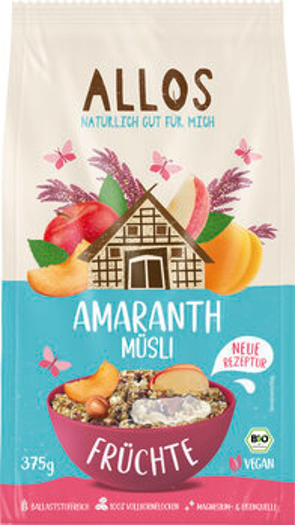 Produktfoto zu Amaranth Früchte Müsli