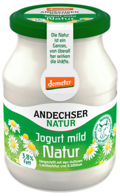 Produktfoto zu Naturjoghurt Demeter [500g]