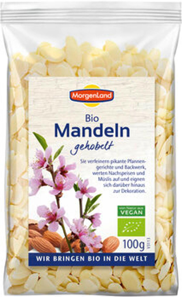 Produktfoto zu Mandeln, gehobelt [100g]