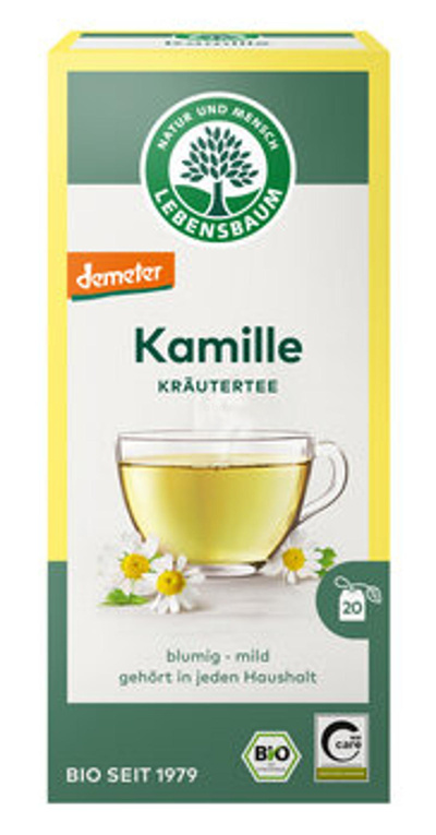 Produktfoto zu Kamillentee Demeter im Beutel [20x1,5g]