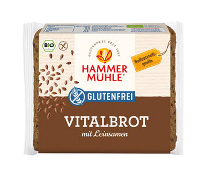 Produktfoto zu Vitalbrot mit Leinsamen, glutenfrei [250g]