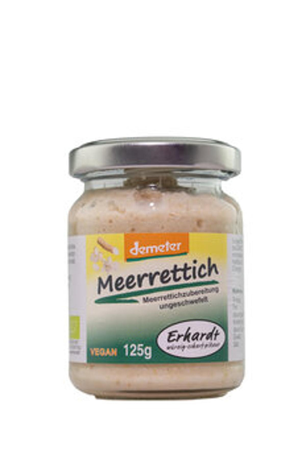 Produktfoto zu Meerrettich im Glas Demeter [125g]
