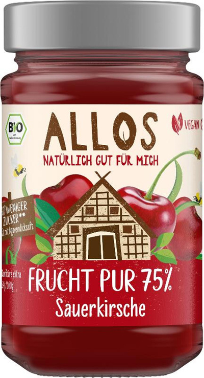 Produktfoto zu Frucht Pur Sauerkirsche [250g]