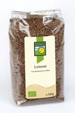 Produktfoto zu Leinsaat, braun [500g]