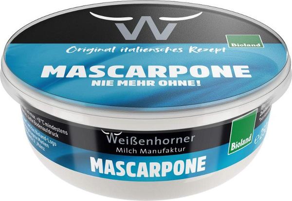Produktfoto zu Bio-Mascarpone 80%F