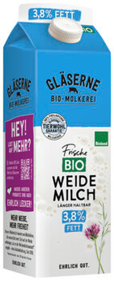 Produktfoto zu ESL-Weidemilch, 3,8% Fett [1l]