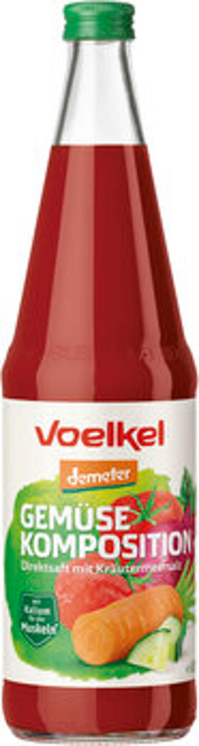 Produktfoto zu Gemüsesaft-Komposition Demeter [0,7l]