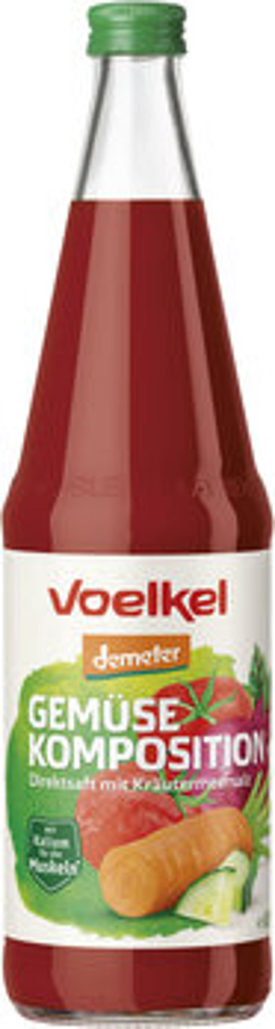 Produktfoto zu Gemüsesaft-Komposition Demeter [0,7l]