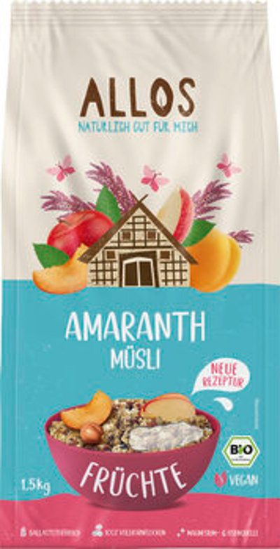 Produktfoto zu Amaranth Früchte Müsli [1,5kg]