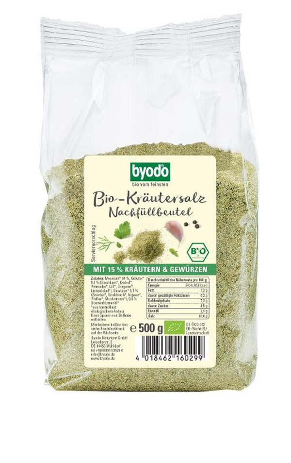 Produktfoto zu Kräutersalz Nachfüllbeutel