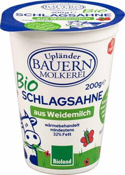 Produktfoto zu Schlagsahne, 32% Fett [200g]