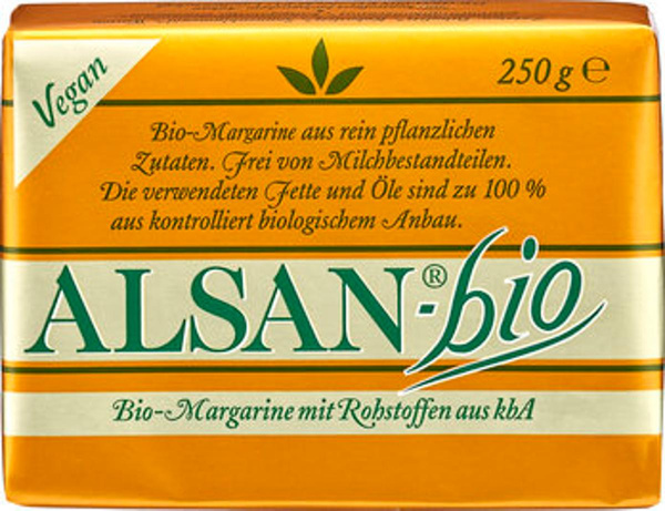 Produktfoto zu Alsan Bio Margarine [250g]
