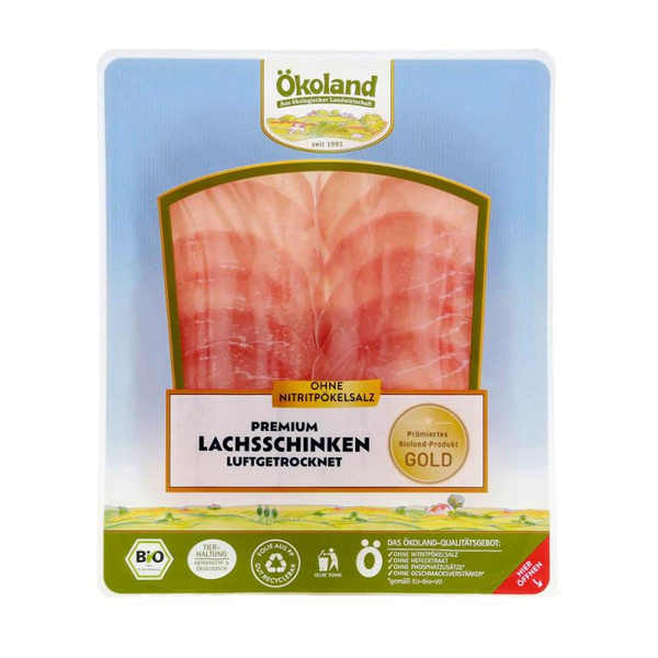 Produktfoto zu Premium Lachsschinken, luftgetrocknet [80g]