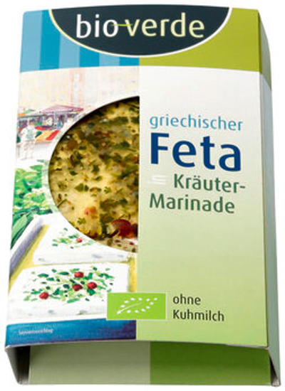 Produktfoto zu Feta in Kräuter-Marinade, 45% Fett [150g]