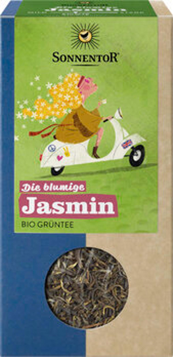 Produktfoto zu Grüntee Jasmin lose [100g]
