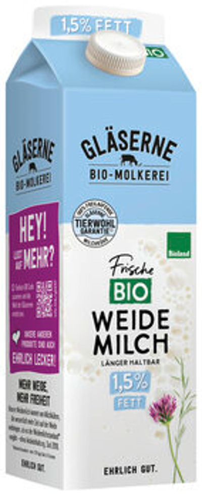 Produktfoto zu ESL-Weidemilch, 1,5% [1l]