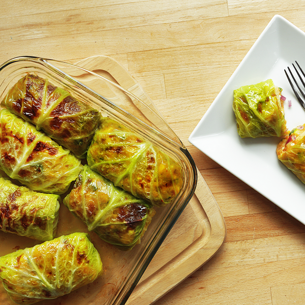 Grünkohl in der Pfanne mit Süßkartoffeln