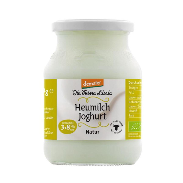 Produktfoto zu Heumilchjoghurt, 3,8% Fett [500g]