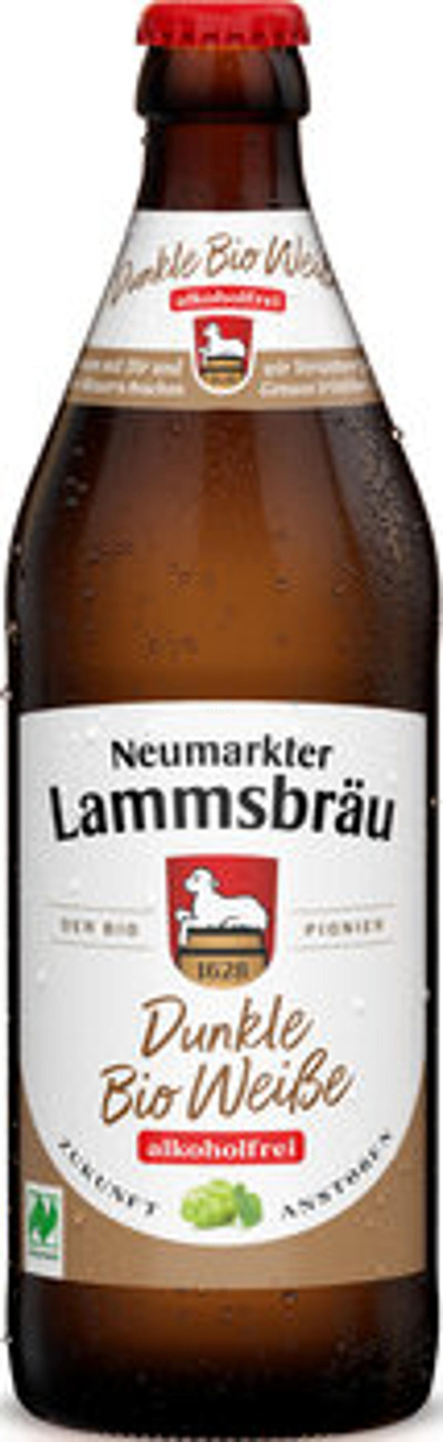Produktfoto zu Lammsbräu Dunkle Weisse alkoholfrei [0,5l]