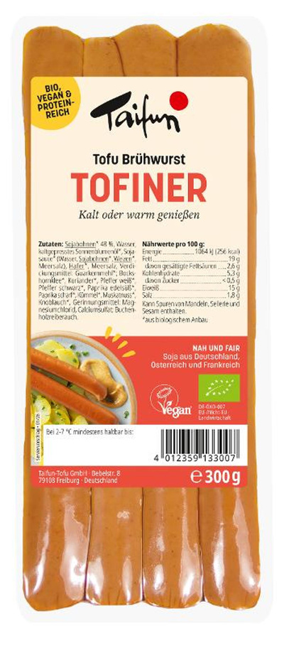 Produktfoto zu Tofuwiener extra lang [4x75g]