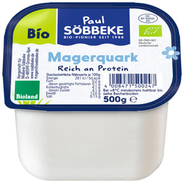 Produktfoto zu Mager-Quark [500g]