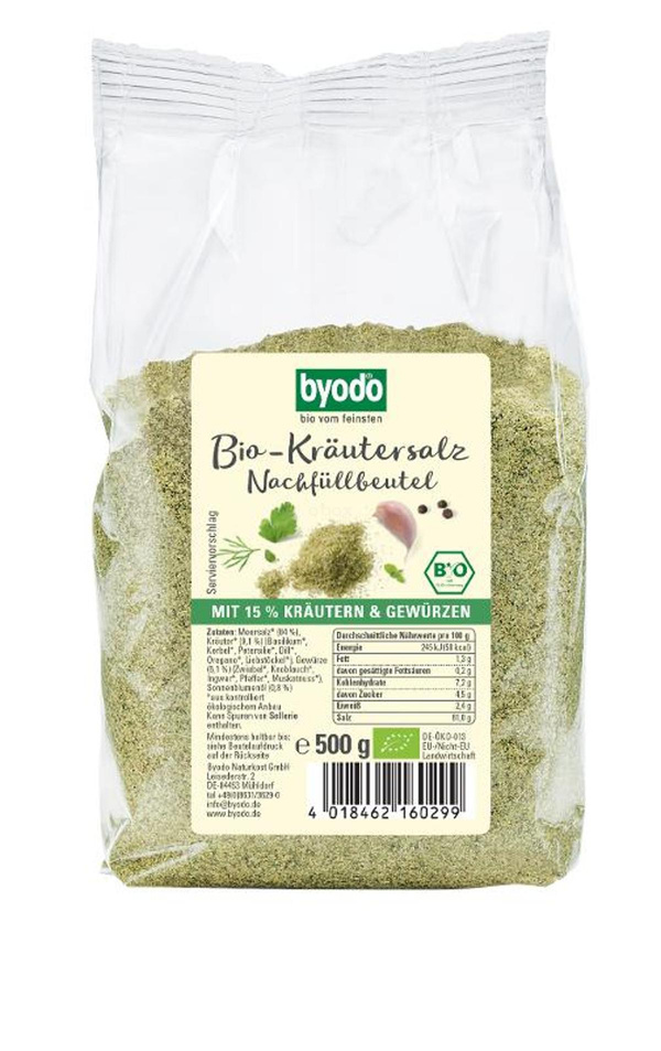 Produktfoto zu Kräutersalz Nachfüllbeutel