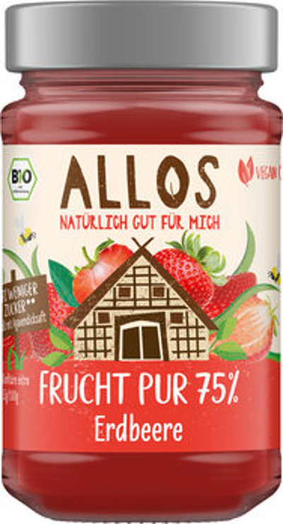 Produktfoto zu Frucht Pur Erdbeere [250g]