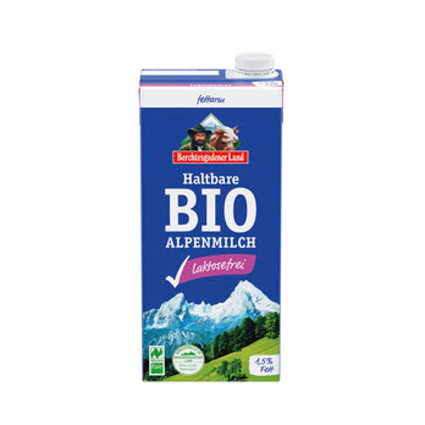 Produktfoto zu H-Milch, 1,5% Fett, laktosefrei [1l]